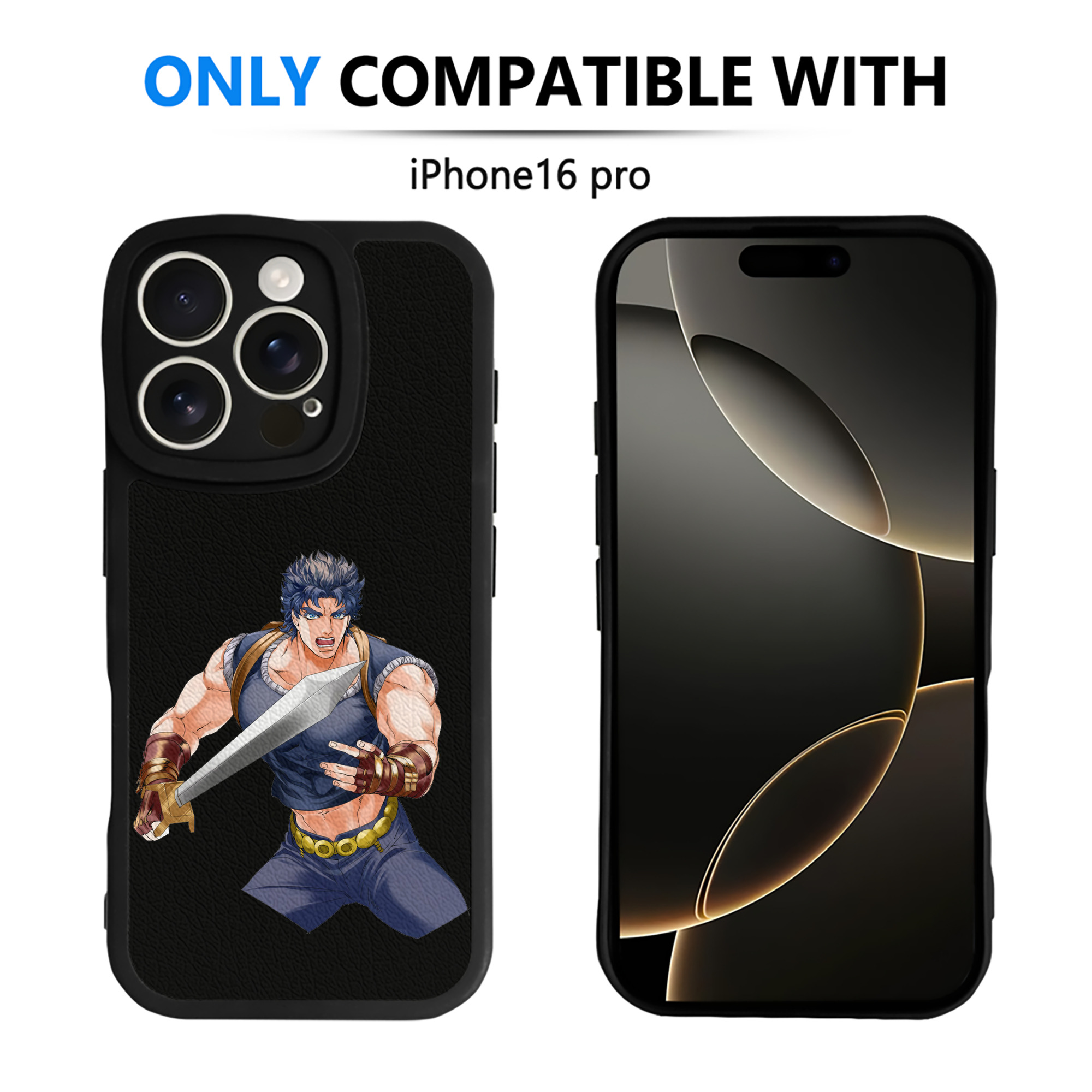 （画像用） ジョジョの奇妙な冒険 /ジョナサン?ジョースター JoJo's Bizarre Adventure Jonathan Joestar 【iPhone 16シリーズ対応】シリコンスマホケース（レザー調） 材質：シリコン